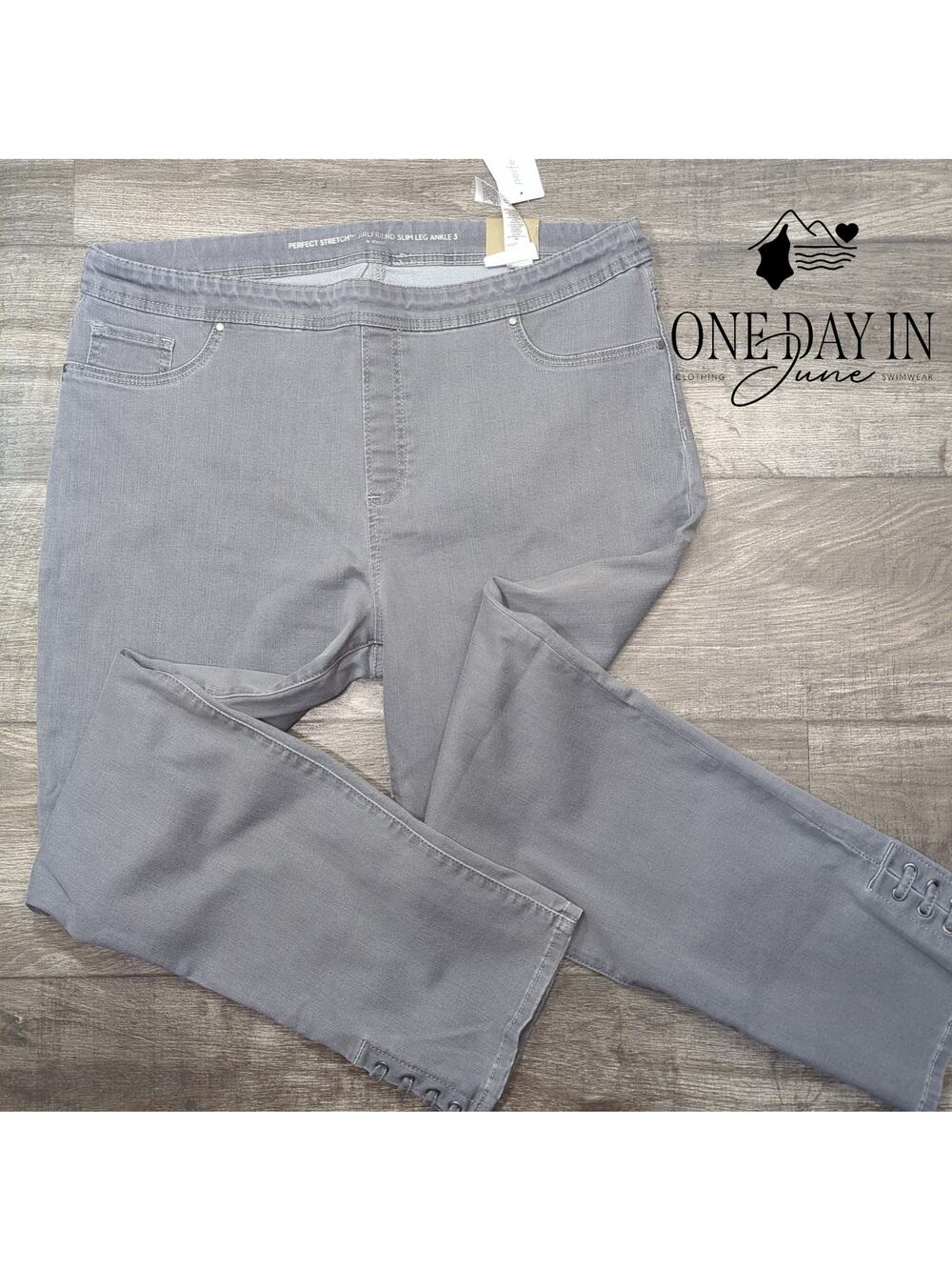 Chico's Girlfriend Slim Leg Ankle Jeans Size Chico's 3 (16)